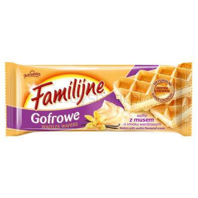 Familijne Wafle Gofrowe Waniliowe 130G