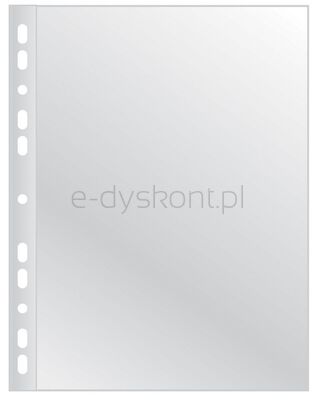 Koszulki na dokumenty Q-CONNECT, poszerzane, PP, A4, krystal, 60mikr., 50szt.