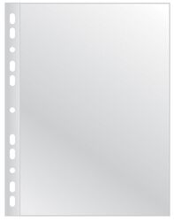 Koszulki na dokumenty Q-CONNECT, poszerzane, PP, A4, krystal, 60mikr., 50szt.