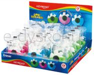 Keyroad Gumka Uniwersalna UFO Spinner, pakowane na displayu, mix kolorow - 2
