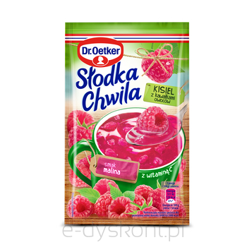 Dr.Oetker Słodka Chwila Kisiel Malinowy Z Owocami 31,5G