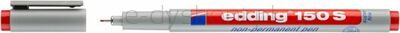 Edding Foliopis zmywalny e-150 S  0,3 mm, czerwony