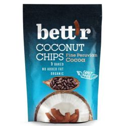 Bettr Chipsy kokosowe z kakao bezglutenowe BIO 70 g