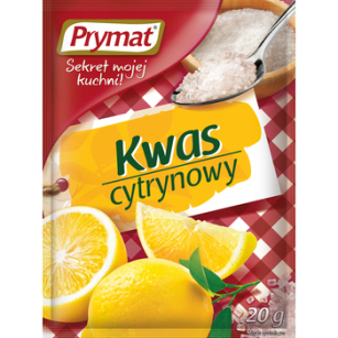 Kwas Cytrynowy 20G Prymat