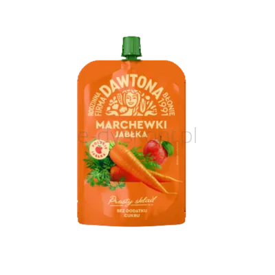Dawtona Mus Marchewki jabłka 180g