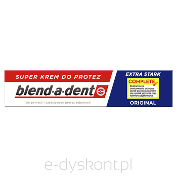 Blend-A-Dent Extra Stark Original, Klej Do Protez W Kremie 47 G