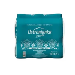Woda Ustronianka Biała 0,5L Niegazowana<br>(Paleta 1368 szt.)