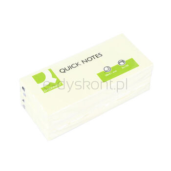 Q-Connect Bloczek Samoprzylepny 38x51mm 3x4x100k żółty