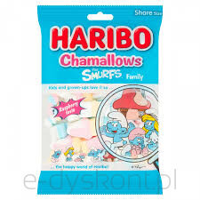 Haribo Pianki Owocowe Chamallows The Smurfs Family 175 G