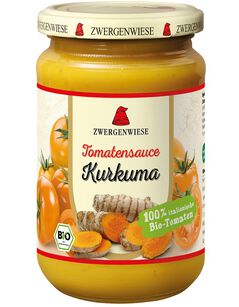 Sos Z Żółtych Pomidorów Z Kurkumą Bezglutenowy Bio 340 Ml - Zwergenwiese [BIO]