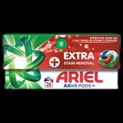 Ariel Allin1 Pods Dodatkowa Moc Usuwania Plam, Kapsułki Do Prania, 26 Prań (26 X 24,5 G)
