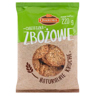 Oskroba Ciasteczka Zbożowe 220G 