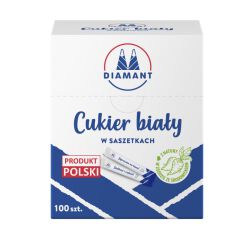 Diamant Cukier Biały W Saszetkach  100X5Gr