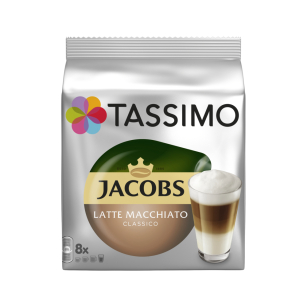 Jacobs Tassimo Kawa W Kapsułkach Latte Macchiato Classico 8 Kapsułek I Mleko 8 Kapsułek 264 G