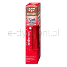 Dr. Oetker Pisaki żelowy czerwony brokatowy 19 g