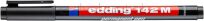 Edding Foliopis Permanentny E-142 M Czarny  - 2