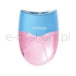 Temperówka KEYROAD Wave, plastikowa, podwójna, z pojemnikiem, pakowane na displayu, mix kolorów pastelowych - 3