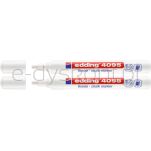 Edding Marker Kredowy E-4095 2-3Mm, Blister, 2 Szt., Biały  - 2