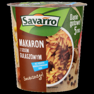 Savarro Makaron Z Sosem Gulaszowym 56 G