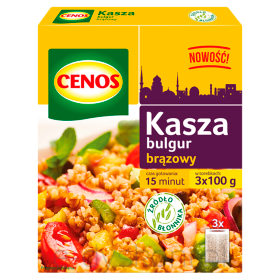 Kasza Bulgur Brązowy 3 X 100 G Cenos