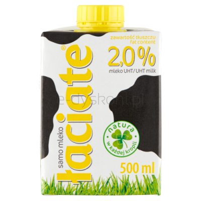 Łaciate Mleko 2%, 0,5 l