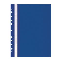 Office Products Skoroszyt, PP, A4, miękki, 100/170mikr., wpinany, granatowy