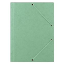 Donau Teczka z gumką preszpan, A4, 390gsm, 3-skrz., zielona