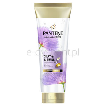 Pantene Pro-V Miracles Silky and Glowing Odżywka do włosów z biotyną i keratyną 160 ml