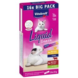 Vitakraft Cat Liquid Snack kurczak i wołowina 16x15g