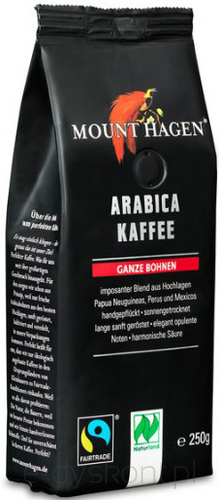 Kawa Ziarnista Arabica 100 % Fair Trade Bio 250 G - Mount Hagen [BIO]