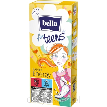 Ultracienkie Wkładki Bella For Teens Energy 20 Sztuk