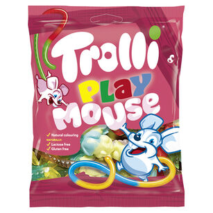 Trolli Playmouse Myszki Żelki O Smaku Owocowym 100G