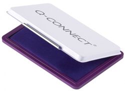 Q-Connect Poduszka do stempli z tuszem, 110x70mm, metalowa, fioletowa