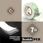 Taśma montażowa SCOTCH®, mocna, 19mm x 1,5m, biała - 2
