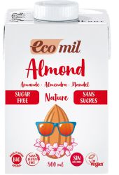 Ecomil Napój Migdałowy Bez Cukru Bezgl. Bio 500 Ml