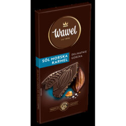 Wawel Czekolada Premium Delikatnie Gorzka Karmel i Sól morska 90g