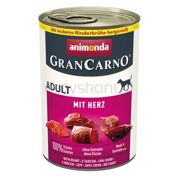 Animonda GranCarno Adult z sercami 400g