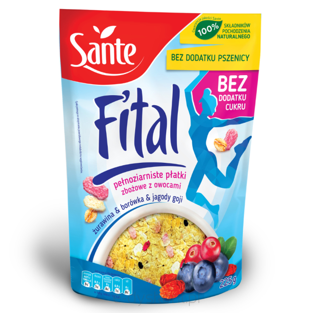 Fit Żurawina Borówka Goji 225G Sante