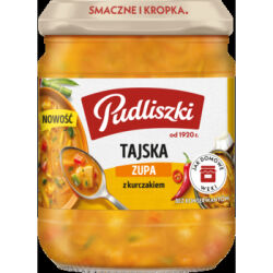 Pudliszki Zupa tajska z kurczakiem  440g