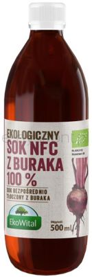 Ekowital Sok z buraków NFC 100% BIO 500ml