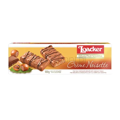 Loacker Gran Pasticceria Wafle Z Kremem Orzechowym 100 G