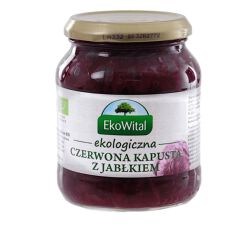Ekowital Kapusta Czerwona Z Jabłkiem Bio 340 G