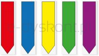 Post-It Zakładki Indeksujące (684-Arr1), Pp, 11,9X43,2Mm, Strzałka, 5X20 Kart., Mix Kolorów  - 2
