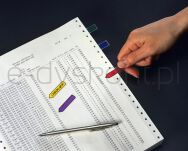 Post-It Zakładki Indeksujące (684-Arr1), Pp, 11,9X43,2Mm, Strzałka, 5X20 Kart., Mix Kolorów  - 4
