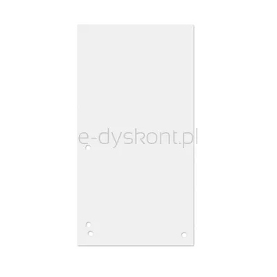 Donau Przekładki Karton 1/3 A4, 235X105Mm, 100Szt., Białe 