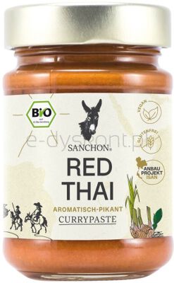Sanchon Pasta curry red thai bezglutenowa BIO 190 g