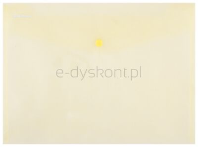 Donau Teczka kopertowa zatrzask, PP, A4, 180mikr., żółta 