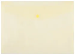 Donau Teczka kopertowa zatrzask, PP, A4, 180mikr., żółta 