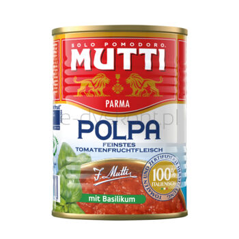 Mutti Pomidory krojone z bazylią 400g