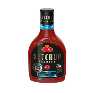 Roleski Ketchup Premium Bez Cukru 425 G